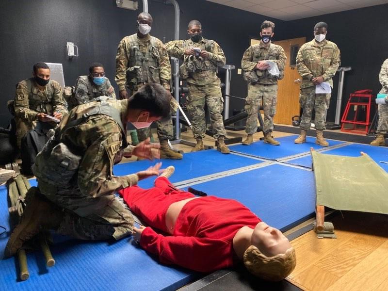 GSU Army ROTC Medical Training group